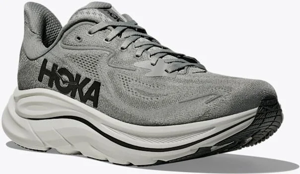 HOKA Men's Clifton 10 Shoes in Galactic Grey/Asteroid - Image 6