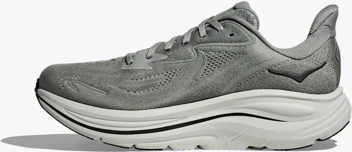HOKA Men's Clifton 10 Shoes in Galactic Grey/Asteroid - Image 8