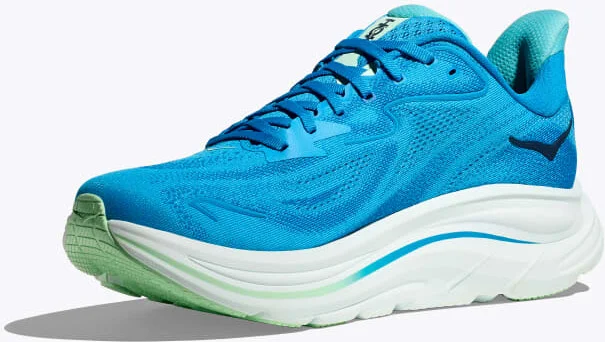 HOKA Men's Clifton 10 Shoes in Hoka Blue/Skyward Blue - Image 3