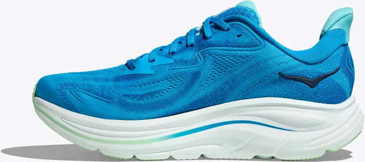 HOKA Men's Clifton 10 Shoes in Hoka Blue/Skyward Blue - Image 8