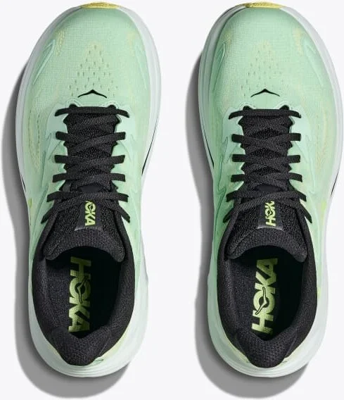 HOKA Men's Clifton 10 Shoes in Mint Fluorite/Luna Moth - Image 2