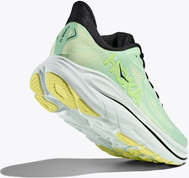 HOKA Men's Clifton 10 Shoes in Mint Fluorite/Luna Moth - Image 4