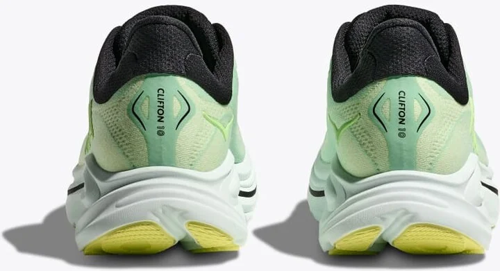 HOKA Men's Clifton 10 Shoes in Mint Fluorite/Luna Moth - Image 5