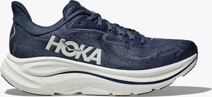 HOKA Men's Clifton 10 Shoes in Navy/White