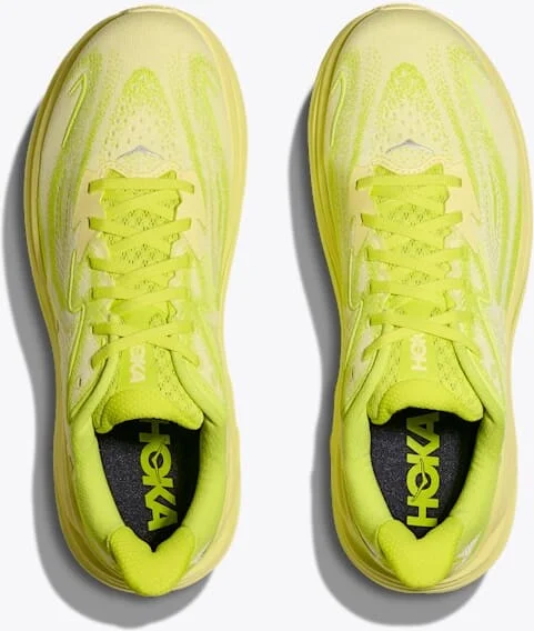 HOKA Men's Clifton 10 Shoes in Neon Hoka Citrus/Sunlight - Image 2