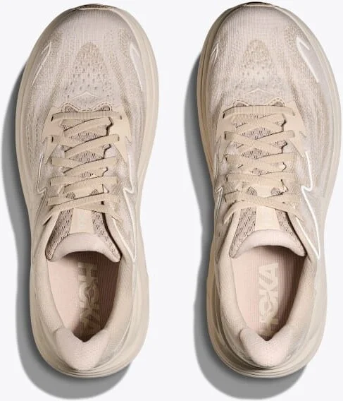 HOKA Men's Clifton 10 Shoes in Oatmeal/Oat Milk - Image 2