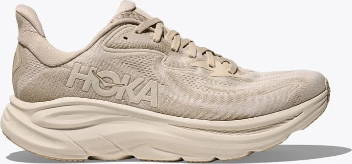 HOKA Men's Clifton 10 Shoes in Oatmeal/Oat Milk