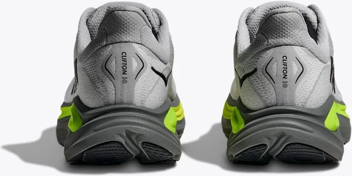 HOKA Men's Clifton 10 Shoes in Stardust/Asteroid - Image 5