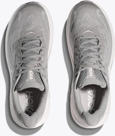 HOKA Men's Clifton 10 Shoes in Stellar Grey/Stardust - Image 2