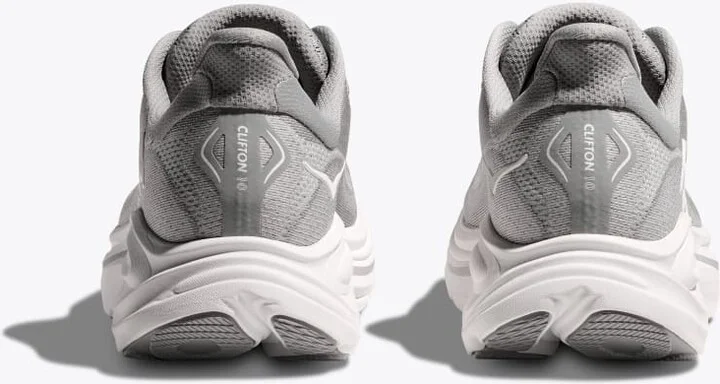 HOKA Men's Clifton 10 Shoes in Stellar Grey/Stardust - Image 5