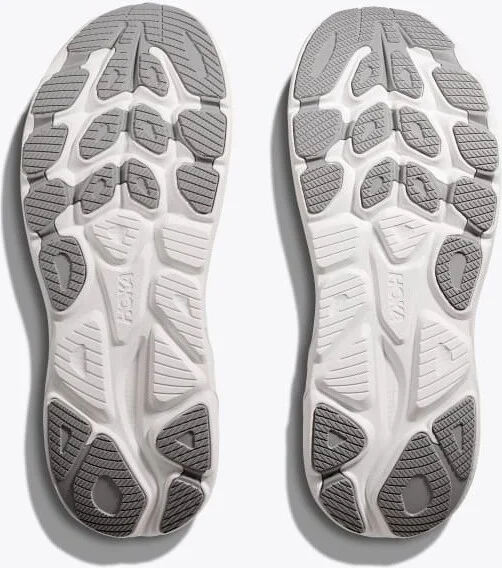 HOKA Men's Clifton 10 Shoes in Stellar Grey/Stardust - Image 7