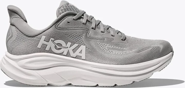 HOKA Men's Clifton 10 Shoes in Stellar Grey/Stardust