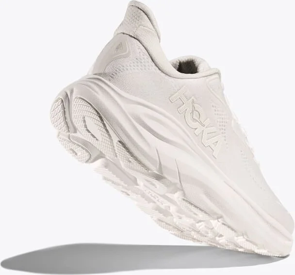 HOKA Men's Clifton 10 Shoes in White/White - Image 4