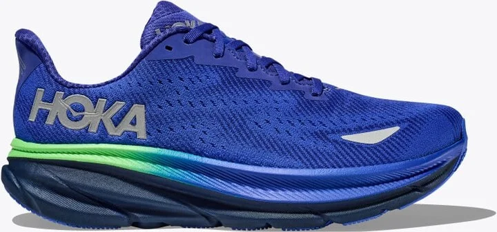 HOKA Men's Clifton 9 GTX Shoes in Dazzling Blue/Evening Sky