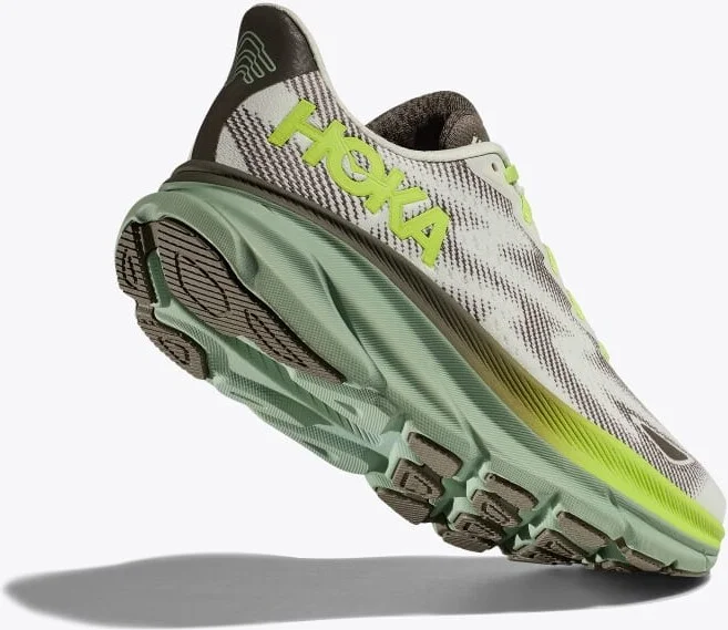 HOKA Men's Clifton 9 GTX Shoes in Slate/Aloe Vera - Image 4
