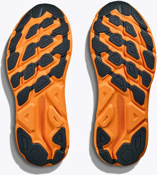 HOKA Men's Clifton 9 GTX Shoes in Stormy Skies/Orange Zest - Image 7