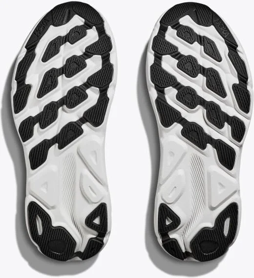 HOKA Men's Clifton 9 Shoes in Blanc De Blanc/Virtual Blue - Image 7