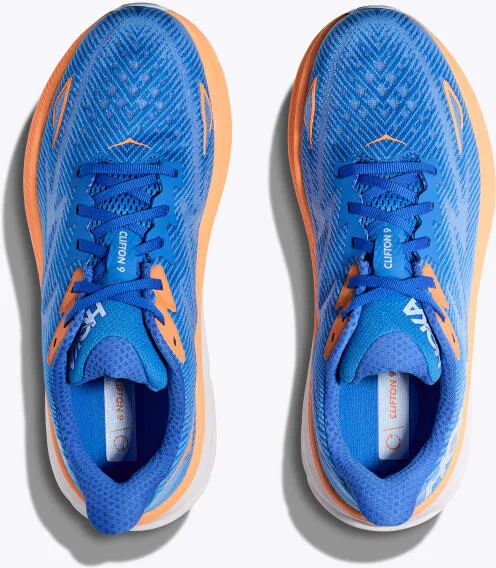 HOKA Men's Clifton 9 Shoes in Coastal Sky/All Aboard - Image 2