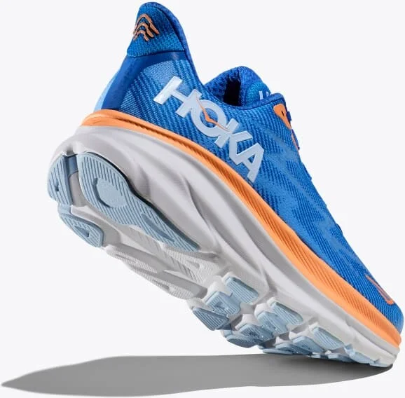 HOKA Men's Clifton 9 Shoes in Coastal Sky/All Aboard - Image 4