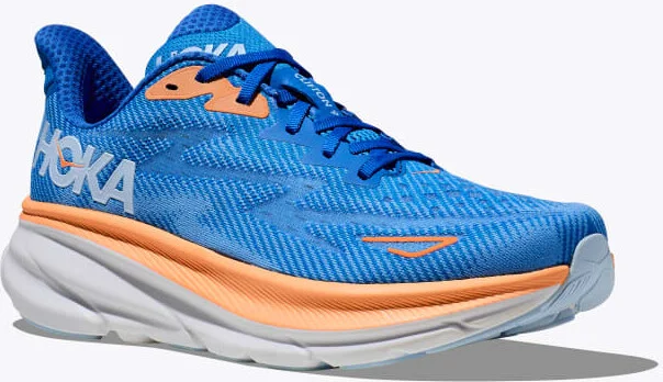 HOKA Men's Clifton 9 Shoes in Coastal Sky/All Aboard - Image 6