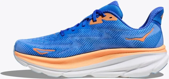 HOKA Men's Clifton 9 Shoes in Coastal Sky/All Aboard - Image 8