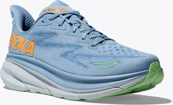 HOKA Men's Clifton 9 Shoes in Dusk/Illusion - Image 6