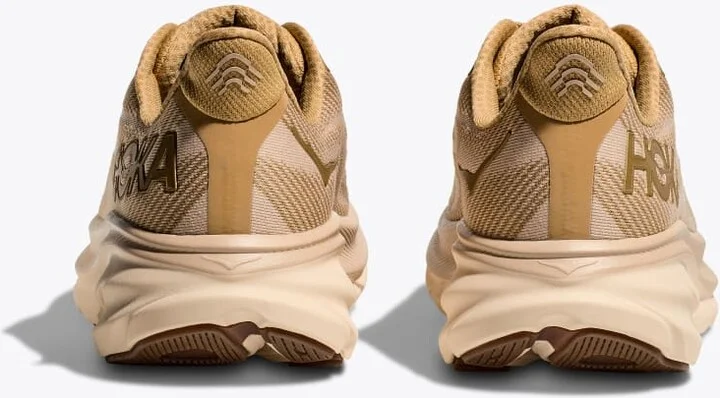 HOKA Men's Clifton 9 Shoes in Wheat/Shifting Sand - Image 5