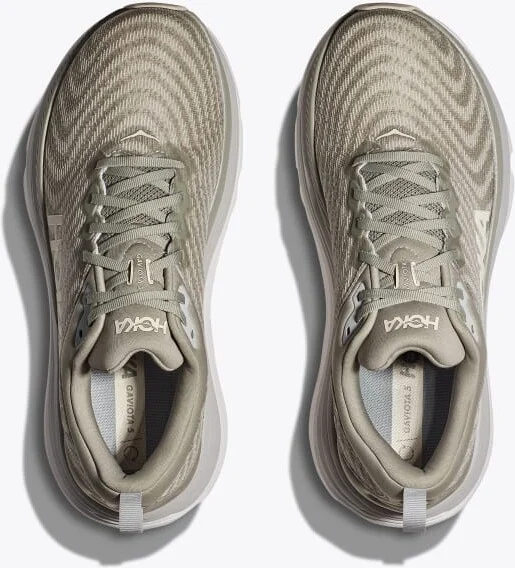 HOKA Men's Gaviota 5 Shoes in Barley/Oat Milk - Image 2