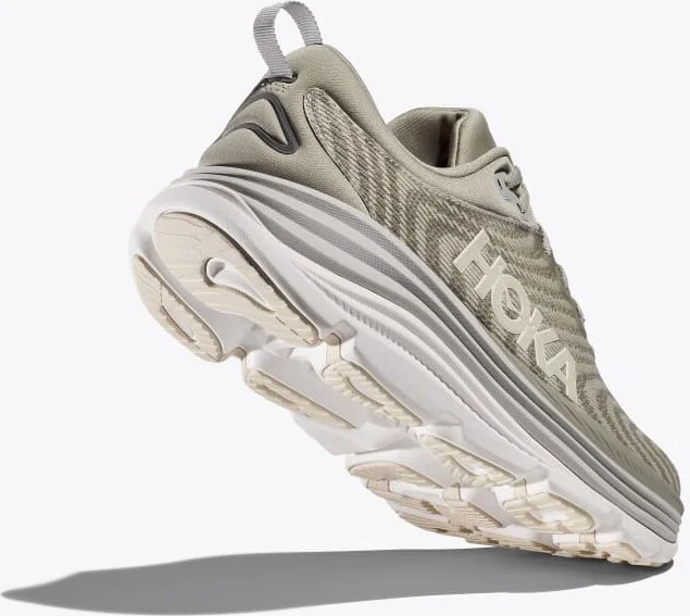 HOKA Men's Gaviota 5 Shoes in Barley/Oat Milk - Image 4
