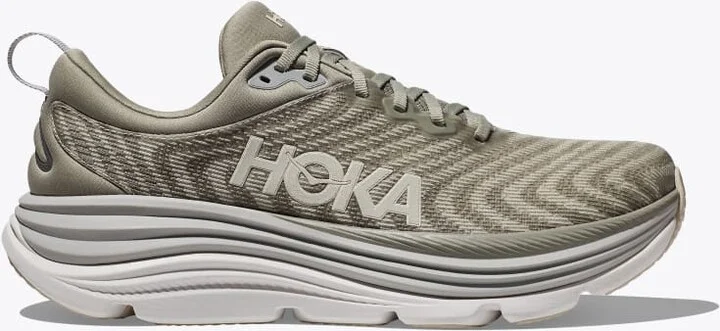 HOKA Men's Gaviota 5 Shoes in Barley/Oat Milk