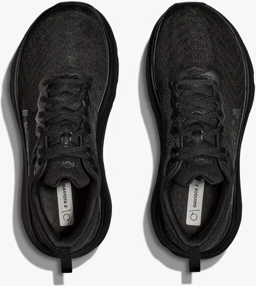 HOKA Men's Gaviota 5 Shoes in Black/Black - Image 2