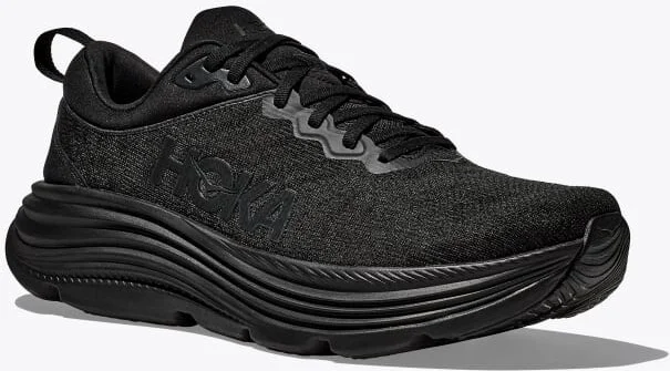 HOKA Men's Gaviota 5 Shoes in Black/Black - Image 6