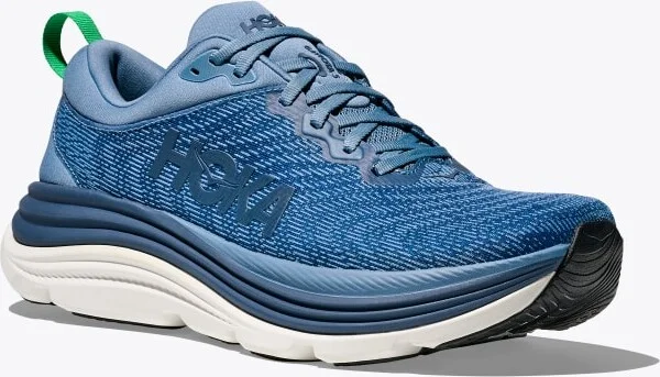 HOKA Men's Gaviota 5 Shoes in Downpour/Thunder Cloud - Image 6