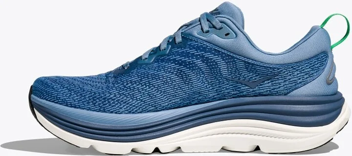 HOKA Men's Gaviota 5 Shoes in Downpour/Thunder Cloud - Image 8