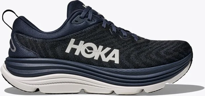 HOKA Men's Gaviota 5 Shoes in Varsity Navy/White