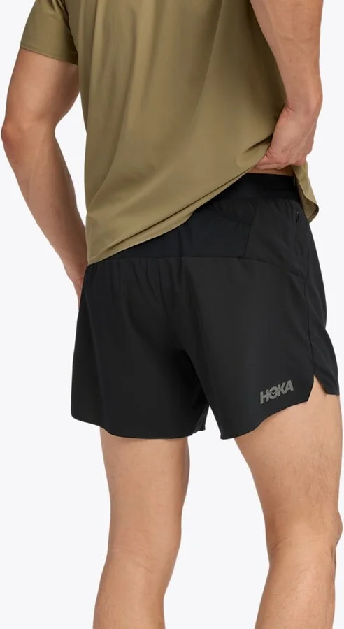 HOKA Men's Glide 5" Short w/ Brief Shoes in Black - Image 2