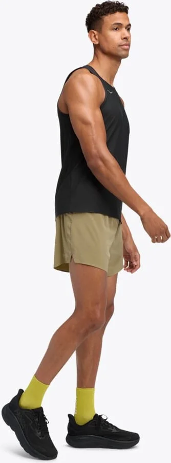 HOKA Men's Glide 5" Short w/ Brief Shoes in Wild Mushroom - Image 3