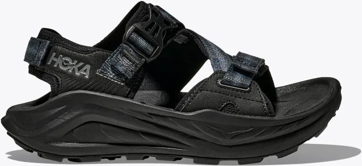 HOKA Men's Infini Hike TC Shoes in Black/Black