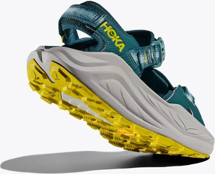 HOKA Men's Infini Hike TC Shoes in Blue Twilight/Pea Green - Image 4