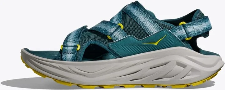 HOKA Men's Infini Hike TC Shoes in Blue Twilight/Pea Green - Image 8