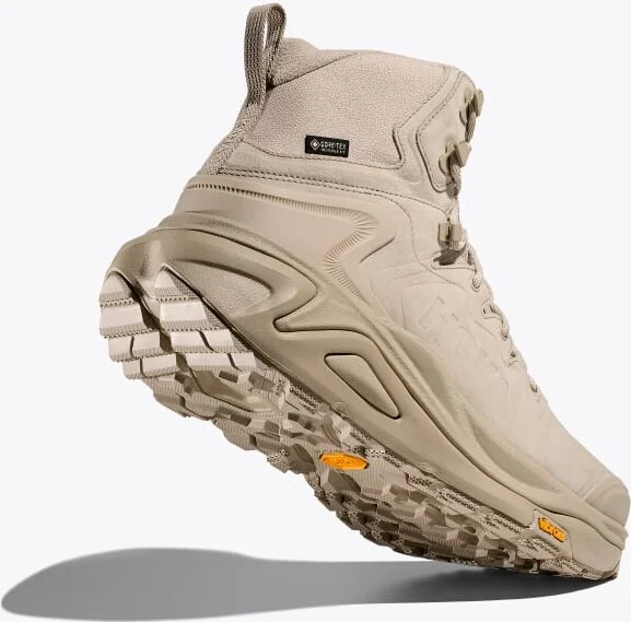 HOKA Men's Kaha 3 GTX Shoes in Raw Linen/Oat Milk - Image 4