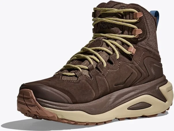 HOKA Men's Kaha 3 GTX Shoes in Walnut/Oyster Mushroom - Image 3