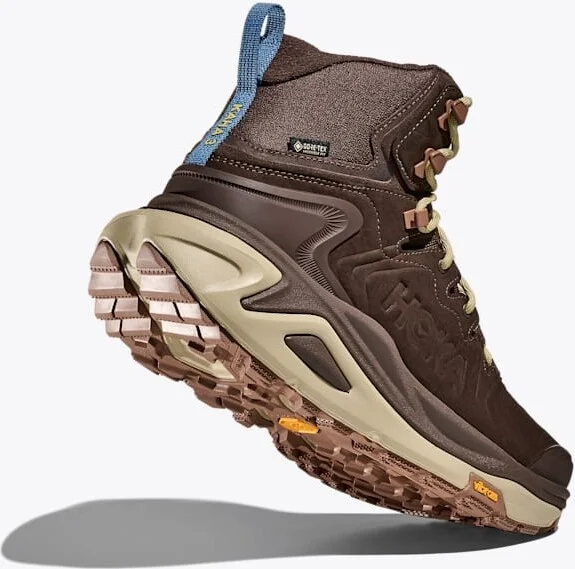HOKA Men's Kaha 3 GTX Shoes in Walnut/Oyster Mushroom - Image 4