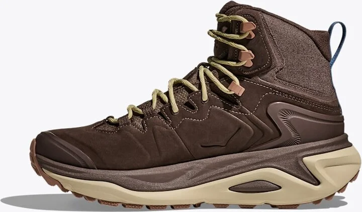 HOKA Men's Kaha 3 GTX Shoes in Walnut/Oyster Mushroom - Image 8