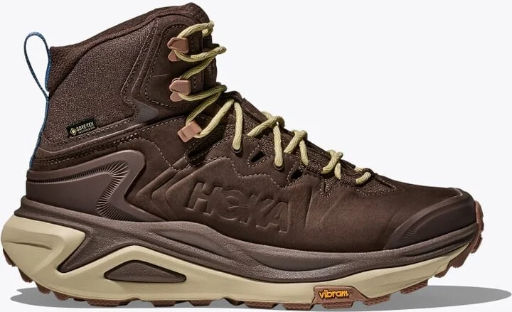 HOKA Men's Kaha 3 GTX Shoes in Walnut/Oyster Mushroom