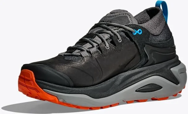 HOKA Men's Kaha 3 Low GTX Shoes in Black/Galactic Grey - Image 3
