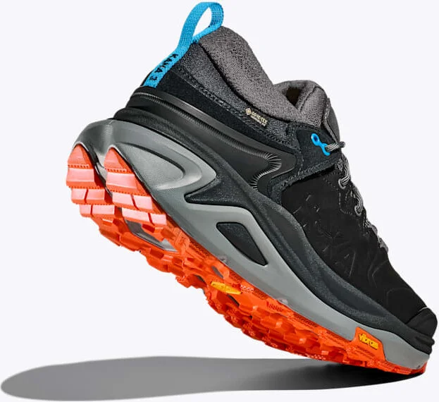 HOKA Men's Kaha 3 Low GTX Shoes in Black/Galactic Grey - Image 4