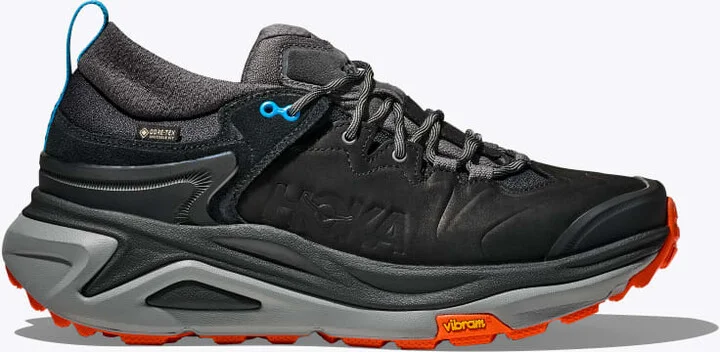 HOKA Men's Kaha 3 Low GTX Shoes in Black/Galactic Grey