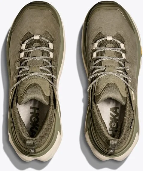 HOKA Men's Kaha 3 Low GTX Shoes in Eucalyptus/Birch - Image 2