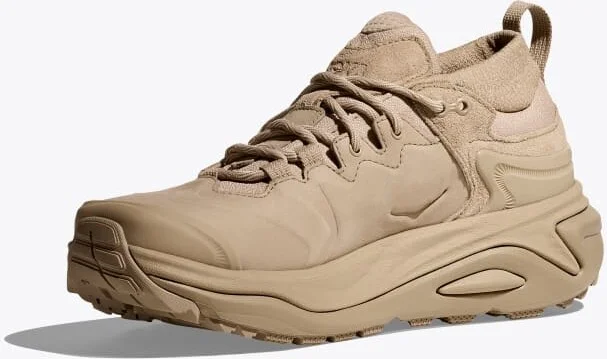 HOKA Men's Kaha 3 Low GTX Shoes in Raw Linen/Oat Milk - Image 3